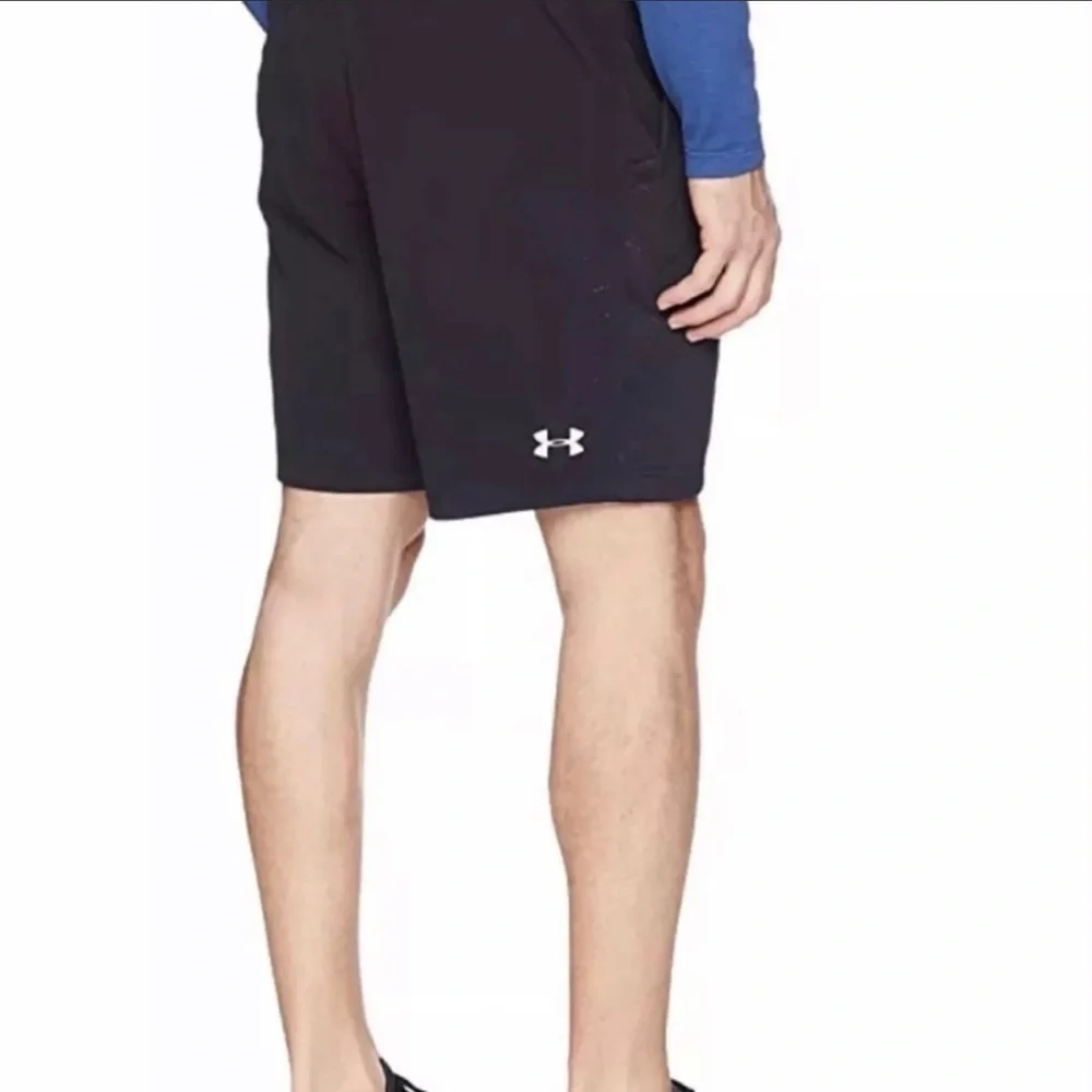 Under Armour Men’s Size XXL Coldgear Reactor Black Reflector Running Shorts NWT